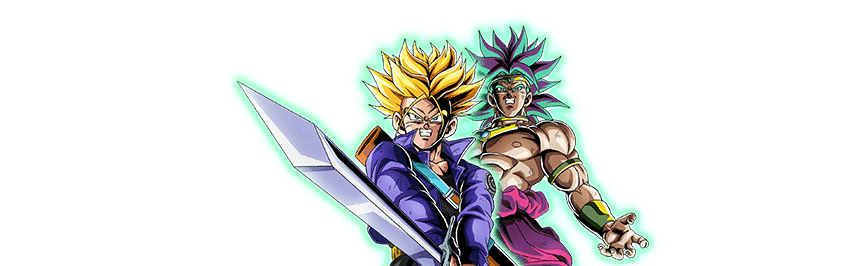 Trunks Super Saiyan (jeune) & Broly Super Saiyan