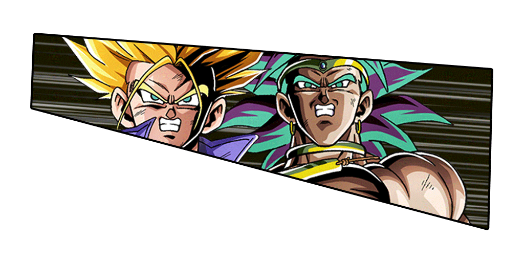 Trunks Super Saiyan (jeune) & Broly Super Saiyan