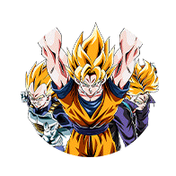 Son Goku Super Saiyan & Vegeta Super Saiyan &
Trunks Super Saiyan (jeune)