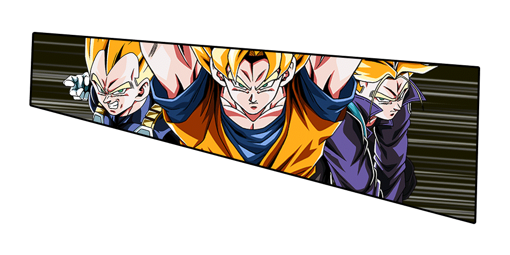 Son Goku Super Saiyan & Vegeta Super Saiyan &
Trunks Super Saiyan (jeune)