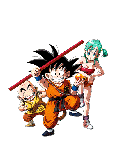Son Goku (enfant) & Krillin (enfant) & Bulma (enfant)