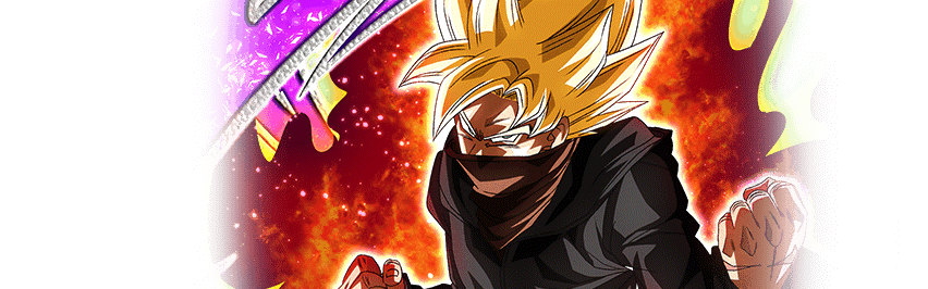 Combattant vêtu de noir (Super Saiyan)
(renforcé par les boules de cristal sombres)