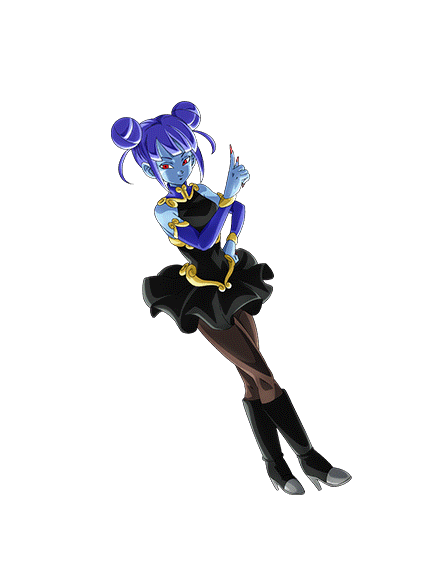 Combattante vêtue de noir