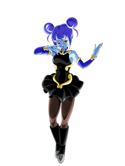 Combattante vêtue de noir