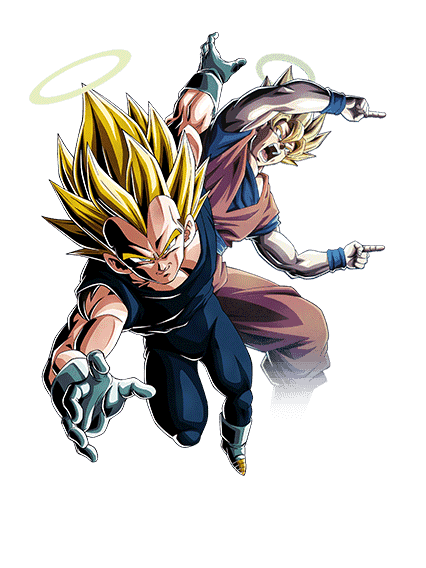 Vegeta Super Saiyan (ange) + Son Goku Super Saiyan (ange)