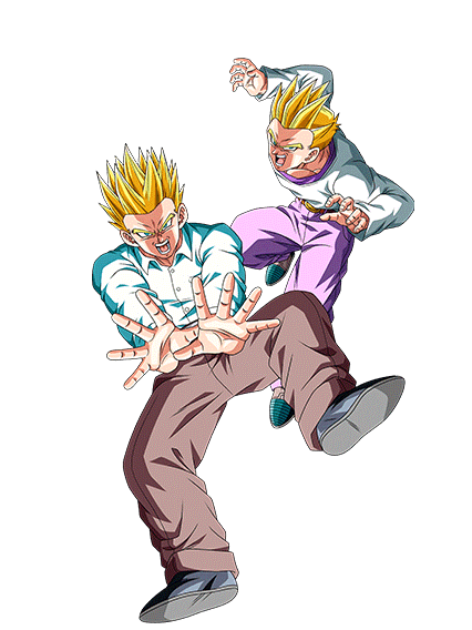 Son Gohan SS possédé (GT) & Son Goten SS possédé (GT)