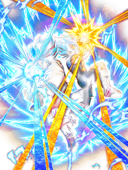 Son Goku Super Saiyan divin SS &
Vegeta Super Saiyan divin SS