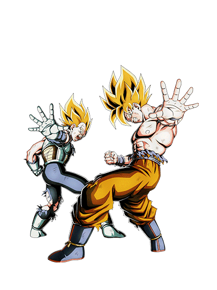 Son Goku Super Saiyan & Vegeta Super Saiyan