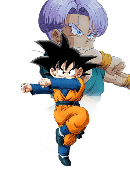 Son Goten (petit) + Trunks (petit)