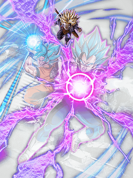 Vegeta Super Saiyan divin SS + Son Goku Super Saiyan divin SS