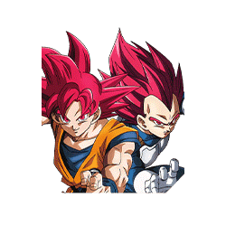 Son Goku Super Saiyan divin 
& Vegeta Super Saiyan divin