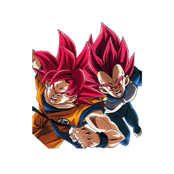 Son Goku Super Saiyan divin 
& Vegeta Super Saiyan divin