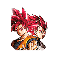 Son Goku Super Saiyan divin 
& Vegeta Super Saiyan divin