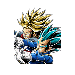 Vegeta Super Saiyan divin SS 
& Trunks Super Saiyan (futur)