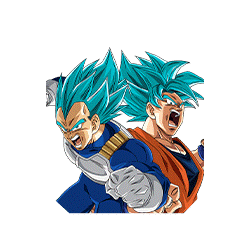 Son Goku Super Saiyan divin SS 
& Vegeta Super Saiyan divin SS