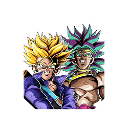 Trunks Super Saiyan (jeune) & Broly Super Saiyan