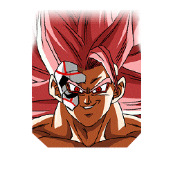 Saiyan au masque écarlate (Super Saiyan Rosé puissance max)