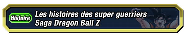 Les histoires des super guerriers Saga Dragon Ball Z