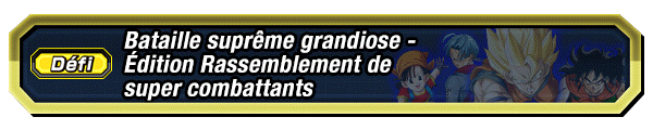 Bataille suprême grandiose - 
Édition Rassemblement de super combattants