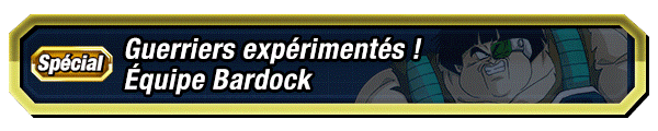 Guerriers expérimentés ! Équipe Bardock