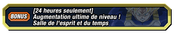 Augmentation ultime de niveau ! 
Salle de l'esprit et du temps