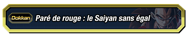 Paré de rouge : le Saiyan sans égal