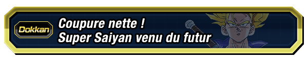 Coupure nette ! Super Saiyan venu du futur