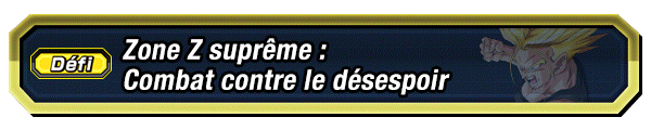Zone Z suprême : Combat contre le désespoir