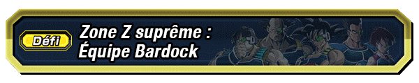 Zone Z suprême : Équipe Bardock