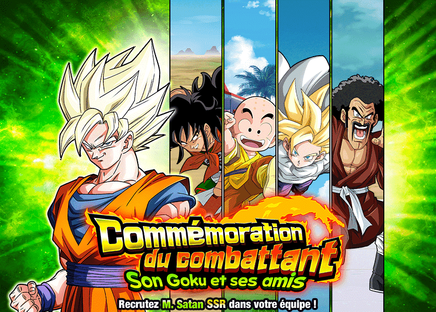 Commémoration du combattant - Son Goku et ses amis