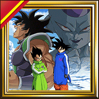 Écran-titre : "Éruption de chaleur ! 
Super campagne DOKKAN"